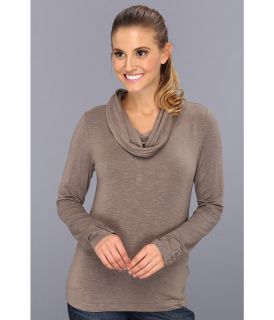 Royal Robbins Nabru L/S Cowl Neck Womens Long Sleeve Pullover (Taupe)