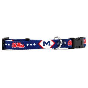 Mississippi Rebels Large Dog Collar