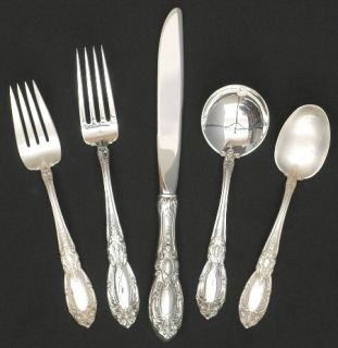 Towle King Richard (Sterling, 1932, No Monos) 5 Piece Place Size Setting   Sterl