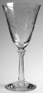 Fostoria Shirley Water Goblet   Stem #6017,Etch #331