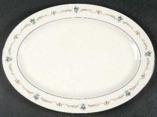 Lenox China Capri 14 Oval Serving Platter, Fine China Dinnerware   Fruit And Ta