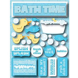 Signature Dimensional Bath Time Stickers