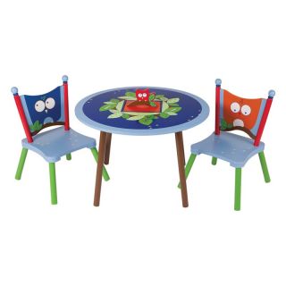 Levels Of Discovery Owls Table & 2 Chairs Set Multicolor   LOD20062