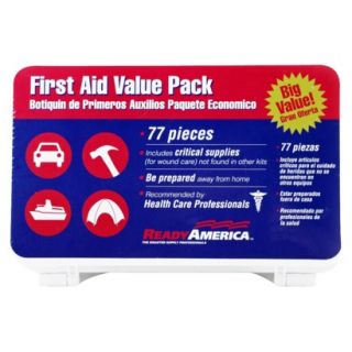 Ready America First Aid Value Pack   77 Piece (White)