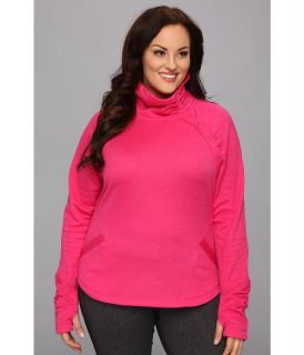 Ryka Plus Size Snap Collar Pullover Womens Long Sleeve Pullover (Pink)