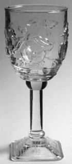 Pfaltzgraff Hopscotch (Fruit) Glassware Goblet, Fine China Dinnerware   Fruit Ce