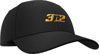 3N2 Flex Fit Cap   Black/Orange Baseball Caps