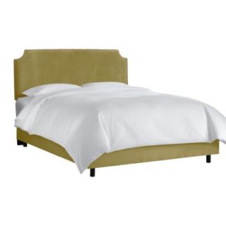 Skyline Twin Bed Lombard Nail Button Notched Bed   Premier Sage