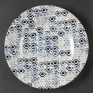 Ralph Lauren Antibes Salad Plate, Fine China Dinnerware   All Blue Diamonds&Dots