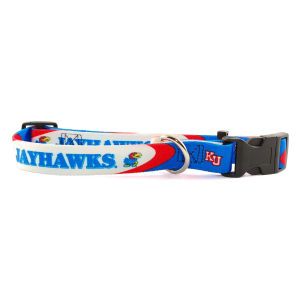 Kansas Jayhawks Medium Dog Collar