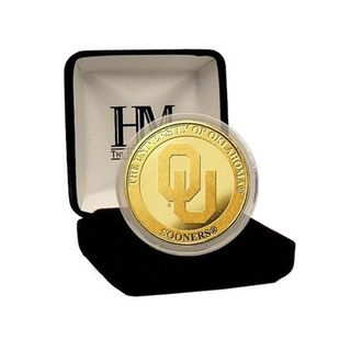 University Of Oklahoma Gold Coin (MultiDimensions 8 inches long X 4 inches wide X 1 inch deepWeight 1 pound )