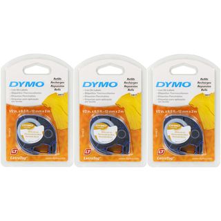 Dymo Letratag Iron on Label Tape White Refills
