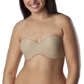 Self Expressions By Maidenform Womens Full Support Strapless Bra   Beige 38D