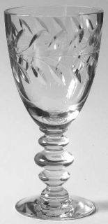 Duncan & Miller Nobility Wine Glass   Stem #5330, Cut #775