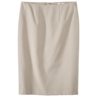 Merona Petites Classic Pencil Skirt   Khaki 18P