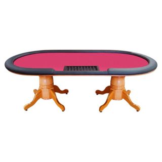Trademark Global Inc Deluxe Hold Em Table 90 in. with Removable Rail Multicolor
