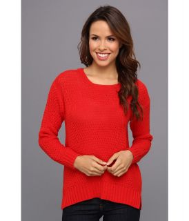 TWO by Vince Camuto L/S Tape Yarn Sweater Womens Sweater (Red)