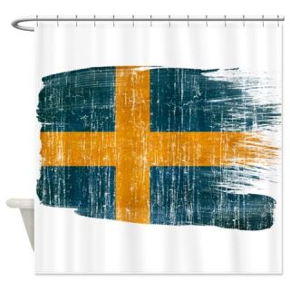  Sweden Flag Shower Curtain  Use code FREECART at Checkout