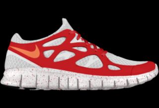 Nike Free Run 2 iD Custom (Wide) Kids Running Shoes (3.5y 6y)   Red