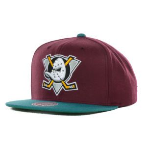 Anaheim Ducks Mitchell and Ness NHL Mighty Ducks Collection Snapback Cap