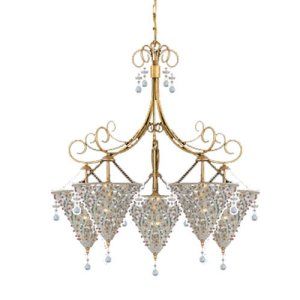 Crystorama Lighting CRY 5915 BG VIOLET Signature Chandelier