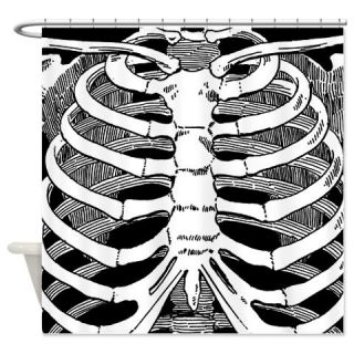  Ribcage Pattern Shower Curtain  Use code FREECART at Checkout