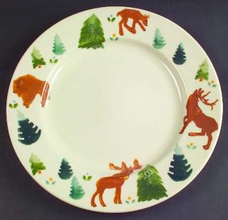 Hartstone High Country Service Plate (Charger), Fine China Dinnerware   Green Tr