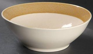 Sango Malibu Gold Soup/Cereal Bowl, Fine China Dinnerware   Speckled,Mustard Ban