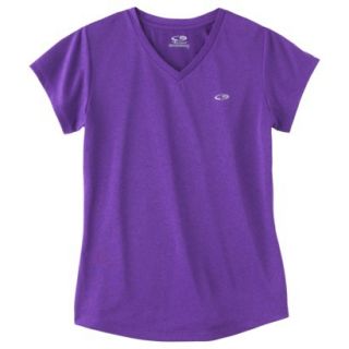 C9 by Champion Girls Duo Dry Endurance V Neck Short Sleeve Tech Tee   Palace