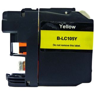 Compatible Brother Lc105 Yellow Ink Cartridge (YellowPrint yield 1,000 page yield based on 5% page coverageNon refillableModel LC105Pack of One (1)We cannot accept returns on this product.A compatible cartridge/toner is not manufactured by the original