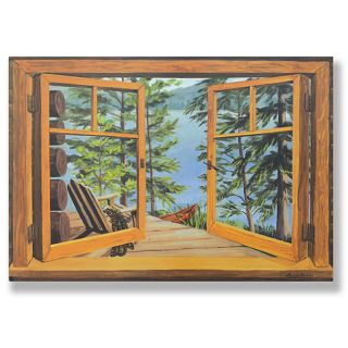 Cabin/ Lake View Window Scene