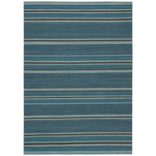 Kathy Ireland Home Griot Turquoise Rug By Nourison (8 X 106)