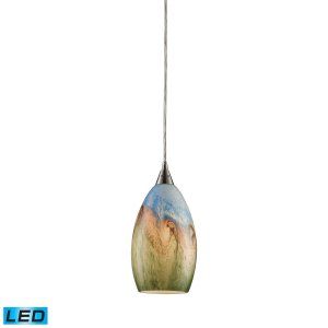 ELK Lighting ELK 10077 1 LED GEOLOGIC 1 Light Pendant