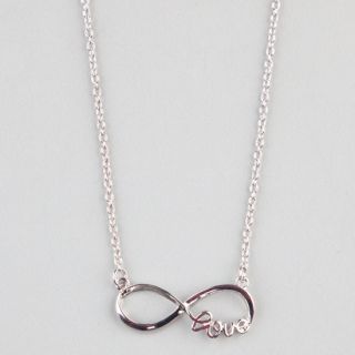 Infinite Love Necklace Silver One Size For Women 225027140