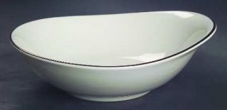Syracuse Chevy Chase Coupe Soup Bowl, Fine China Dinnerware   Off White With Pla