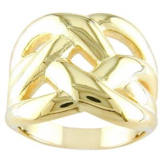 14K Gold Plated Knot Ring   7.0