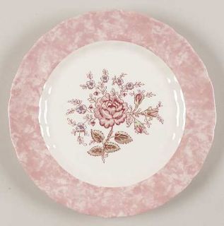 Johnson Brothers Rose Chintz Pink (Made In EnglandStamp Accent Dinner Plate, F