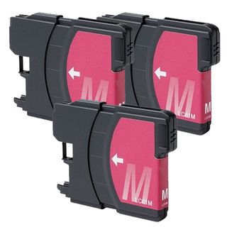 Brother Lc61 Magenta Compatible Ink Cartridge (remanufactured) (pack Of 3) (MagentaPrint yield 450 pages at 5 percent coverageNon refillableModel NL 3x Brother LC61 MagentaWarning California residents only, please note per Proposition 65, this product 