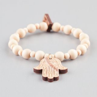 Hamsa Bracelet Natural One Size For Men 228904423
