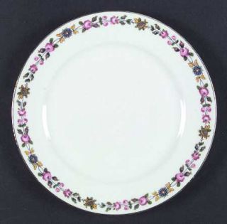 Charles Ahrenfeldt Ahr85 Dinner Plate, Fine China Dinnerware   Gold Trim Only, P