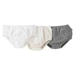 Burts Bees Baby Toddler Girls 3 Pack Briefs Set   Assorted 4T