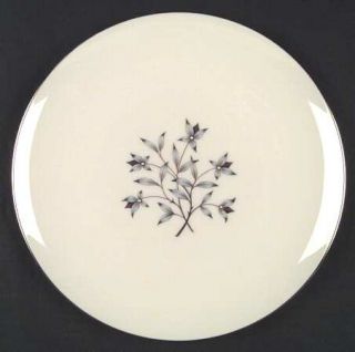 Lenox China Princess Dinner Plate, Fine China Dinnerware   Gray & Tan Floral Cen