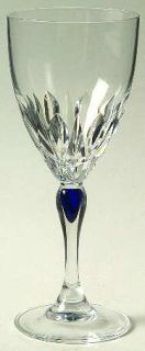 Cristal DArques Durand Saphir Taille Lance Sherry Glass   Cut/Sapphire In Stem