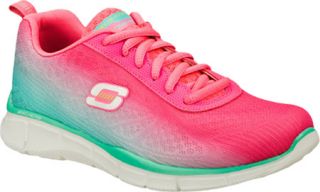 Womens Skechers Equalizer Oasis   Pink/Blue Casual Shoes