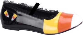 Girls Funtasma Candykorn 12C   Black/Yellow/Orange/White Patent Casual Shoes
