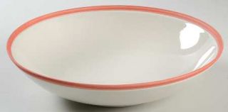 Calvin Klein Coral Edge 10 Round Vegetable Bowl, Fine China Dinnerware   White