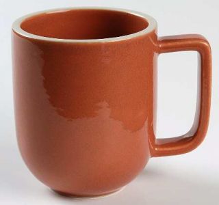 Sasaki China Colorstone Terracotta (Texture,Glsy) Mug, Fine China Dinnerware   T