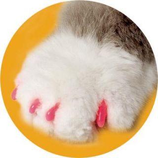 Pink Cat Nail Caps