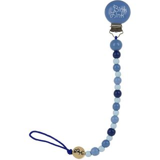Bink Link Blueberry Pacifier Clip (BlueSlip cord through pacifier and slide pacifier clip through to make a slip knotSecurely attach pacifier clip to childs clothingMade of high quality materialsDimensions 8.9 inches long x 4.8 inches wide x 0.6 inches h
