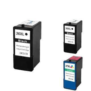 Lexmark 18c2170 3 ink Black/ Color Cartridge Set (remanufactured)